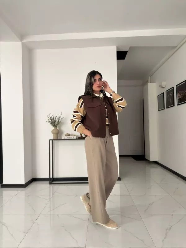 وست ARKA-(قهوه ای)